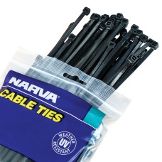 Black Cable Ties - 4.8mm x 370mm / Pack 100